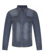 Chemise Moto Kevlar Bleu Zolki