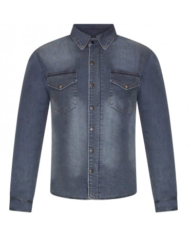 Chemise Moto Kevlar Bleu Zolki