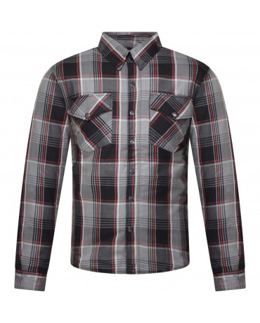 Chemise Grise Moto Kevlar Zolki