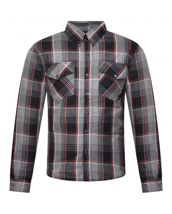 Chemise Grise Moto Kevlar Zolki