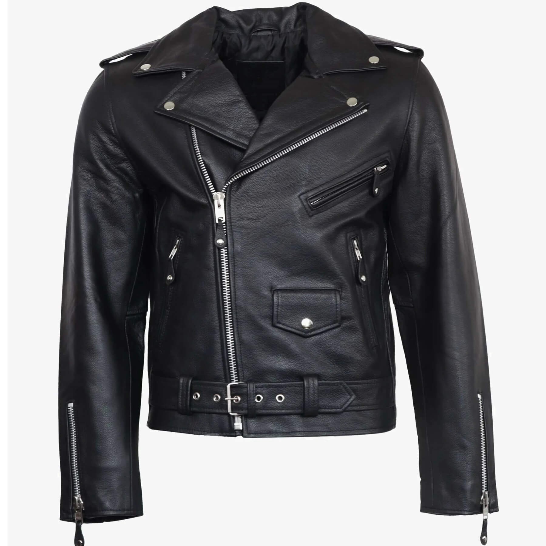 Acheter Blouson Motard Perfecto Cuir, Veste Rétro Vintage, Brando