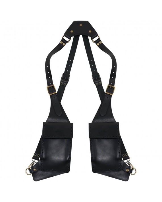 Holster Cuir Marron Vintage Biker