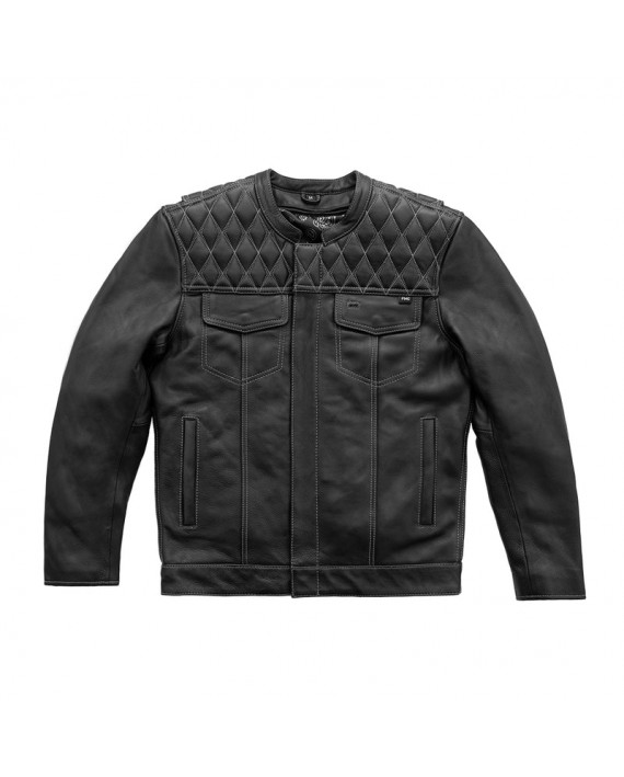 Blouson Moto Cuir Homme Zolki