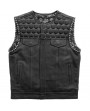 Gilet Cuir Moto Biker Zolki