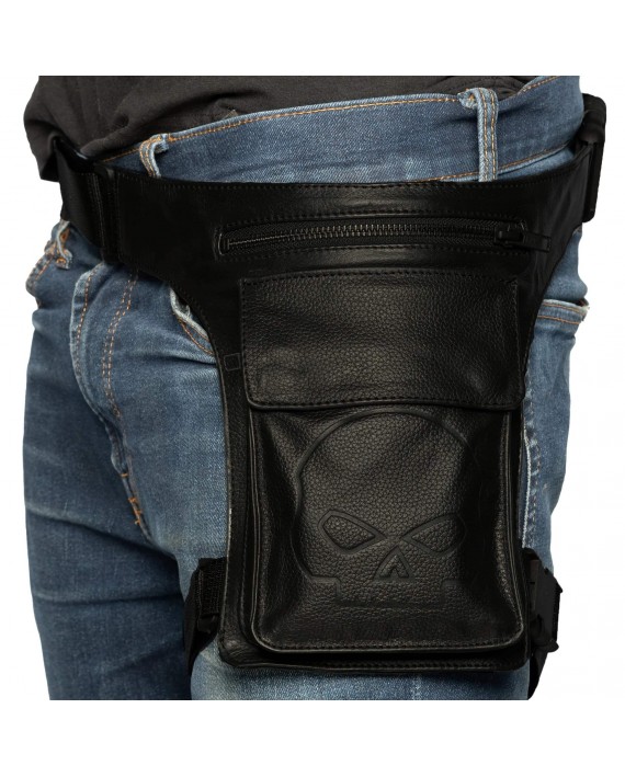 Sac de Jambe Moto Sacoche de Ceinture Vélo VTT Cyclisme Sangle de Cuisse