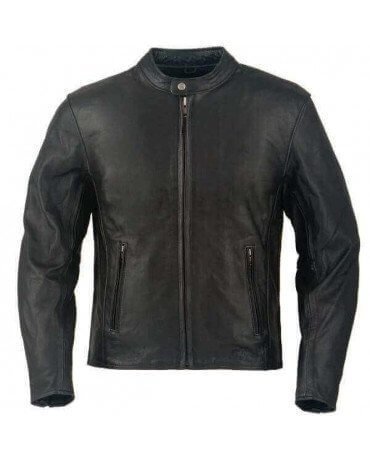 Blouson Moto Homme Cuir Sobre Noir