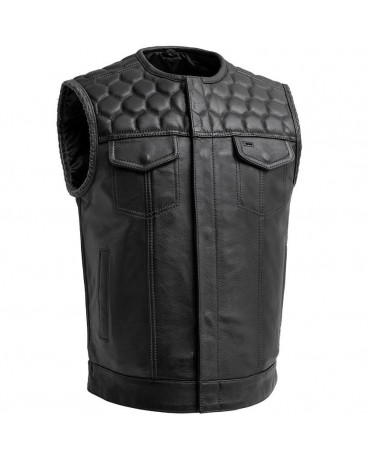 Cut Cuir Hornet Zolki Gilet Biker