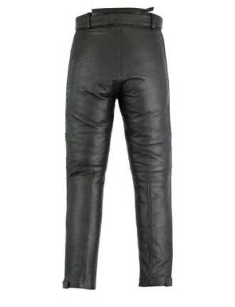 Pantalon Moto Cuir Sobre Zolki Homme