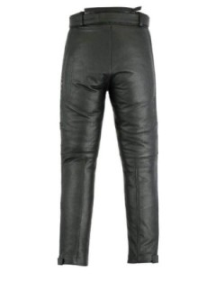 Pantalon Moto Cuir Sobre Zolki Homme