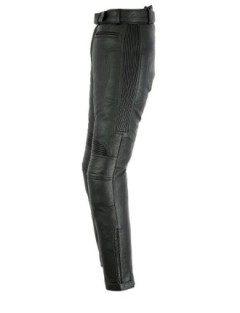 Pantalon Moto Cuir Sobre Zolki Homme