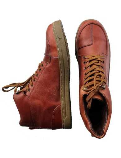 Baskets Moto Homme Cuir