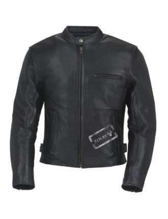 Blouson Moto Cuir Noir Sobre