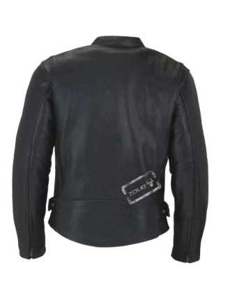 Blouson Moto Cuir Noir Homme Neutre