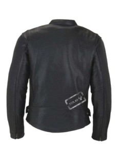 Blouson Moto Cuir Noir Homme Neutre