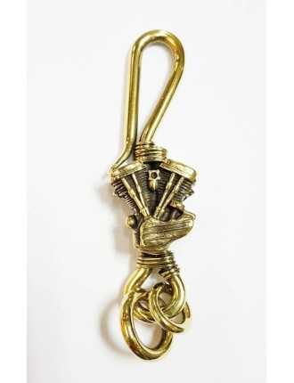 Porte Clé Laiton Moto Biker