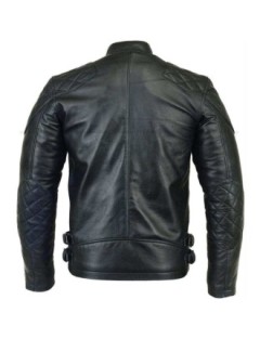 Veste Moto Homme Cuir Style Anglais