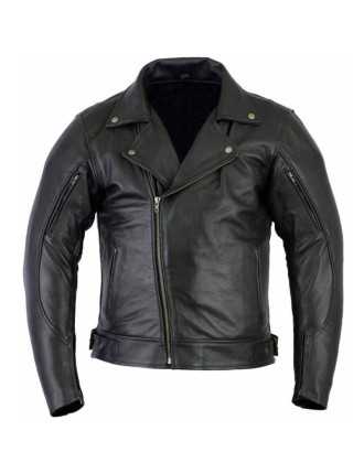 Blouson Moto Cuir Vintage Homme Zolki