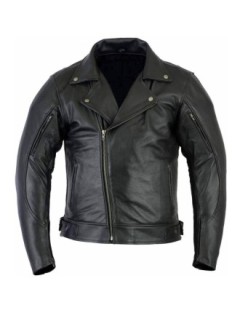 Blouson Moto Cuir Vintage Homme Zolki