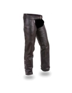 Pantalon Cuir Homme Biker Chaps Moto