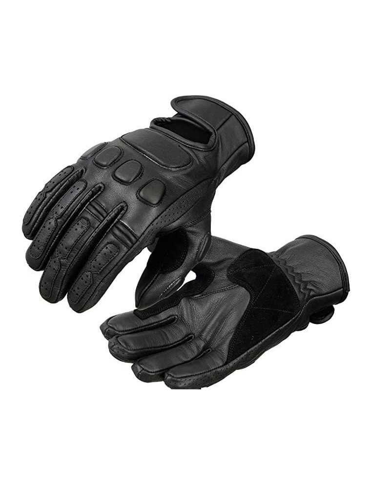 Gants Moto Textile Noir Norme CE