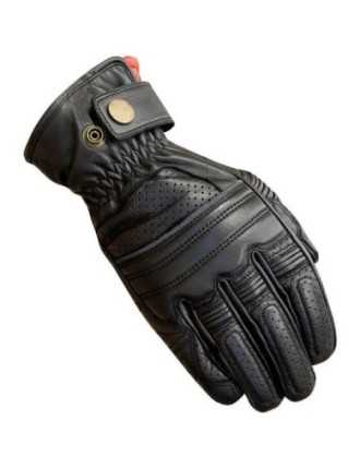 Gant Cuir Noir Homme Zolki