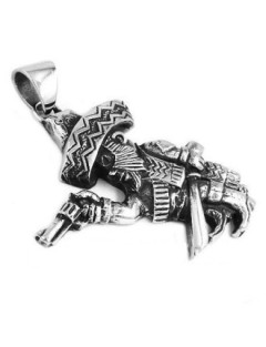 Pendentif Acier Biker