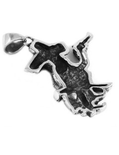 Pendentif Acier Biker