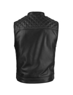 Gilet Cut Cuir Biker Zolki