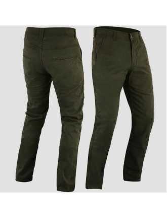 Chino Moto Vert Kevlar Moto Zolki