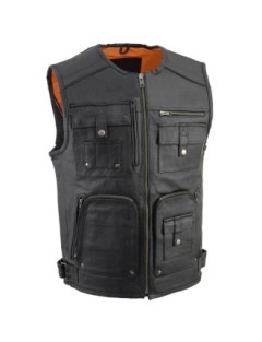 Gilet Moto Multi Pockets Homme Zolki