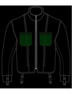 Veste Britanique Cuir Brun Marron Zolki