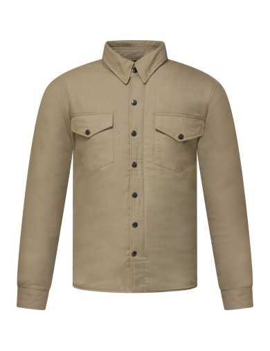 Chemise Moto Kevlar Homme Beige