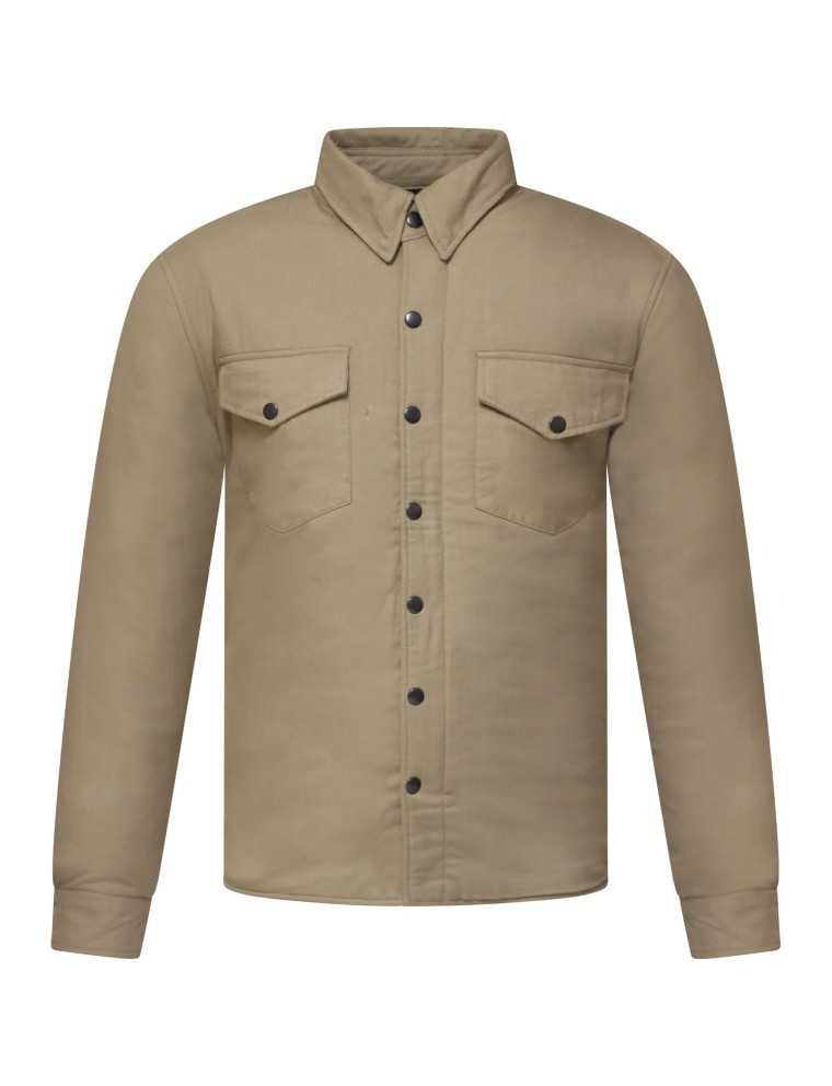 Chemise Moto Kevlar Homme Beige
