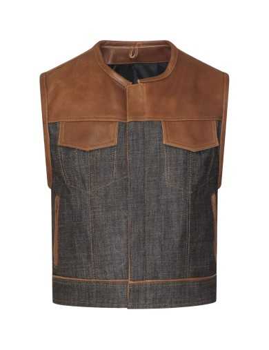 Gilet Cuir Jacket Son's Zolki