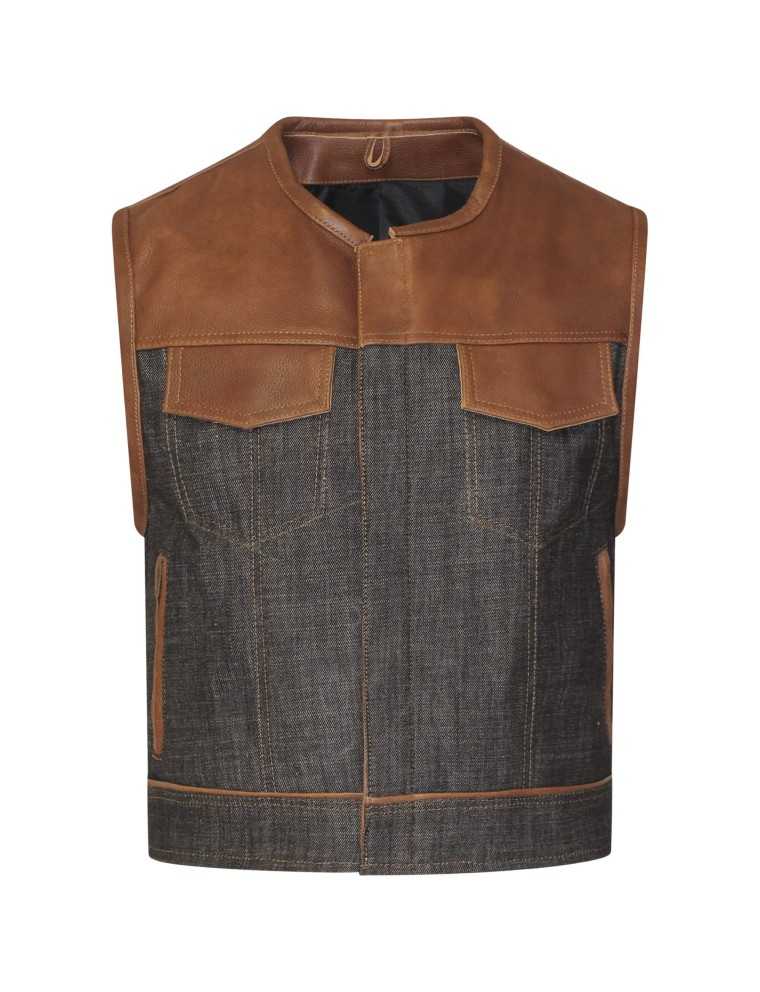 Gilet Cuir Jacket Son's Zolki