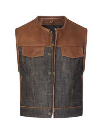 Gilet Cuir Jacket Son's Zolki