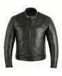 Blouson Moto Noir Cuir Zolki Homme Sobre