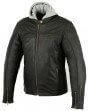 Blouson Moto Hoodie Cuir Zolki Capcuhe