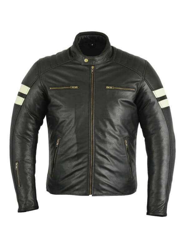 Acheter Blouson Moto Cuir, Homme, Vintage, Vente Veste Rétro Pas Cher