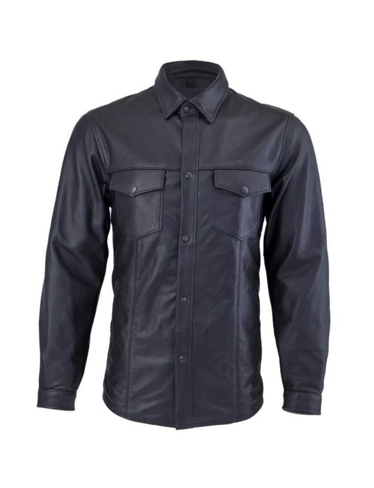Chemise Cuir Moto Homme Zolki