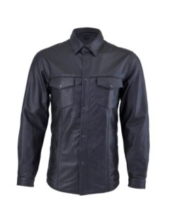 Chemise Cuir Moto Homme Zolki