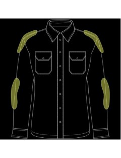 Chemise renforcée Kevlar avec Coques CE