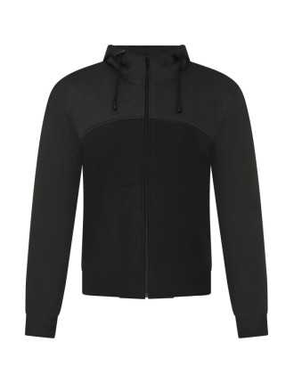 Hoodie Capuche Moto Kevlar Noir Zolki