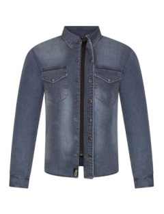 Chemise Moto Kevlar Bleu Zolki
