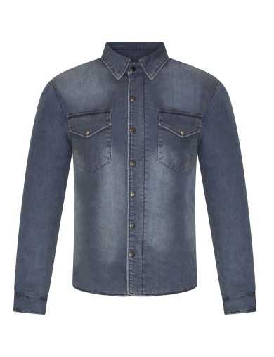 Chemise Moto Kevlar Bleu Zolki