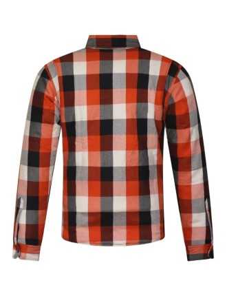 Chemise Kevlar Noir Orange Kaki Biker