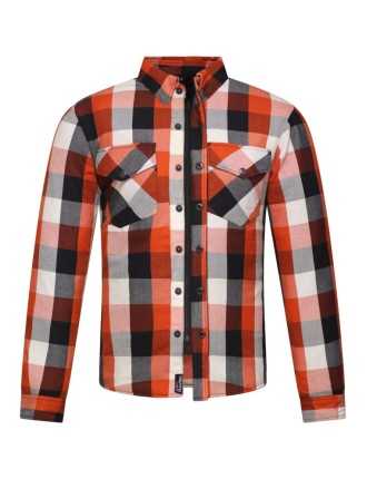 Lumberjack Kevlar Blanc Orange Biker
