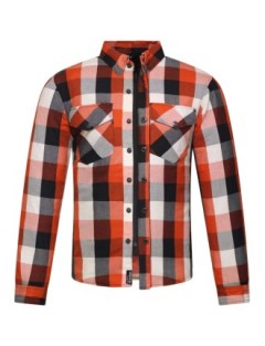 Lumberjack Kevlar Blanc Orange Biker