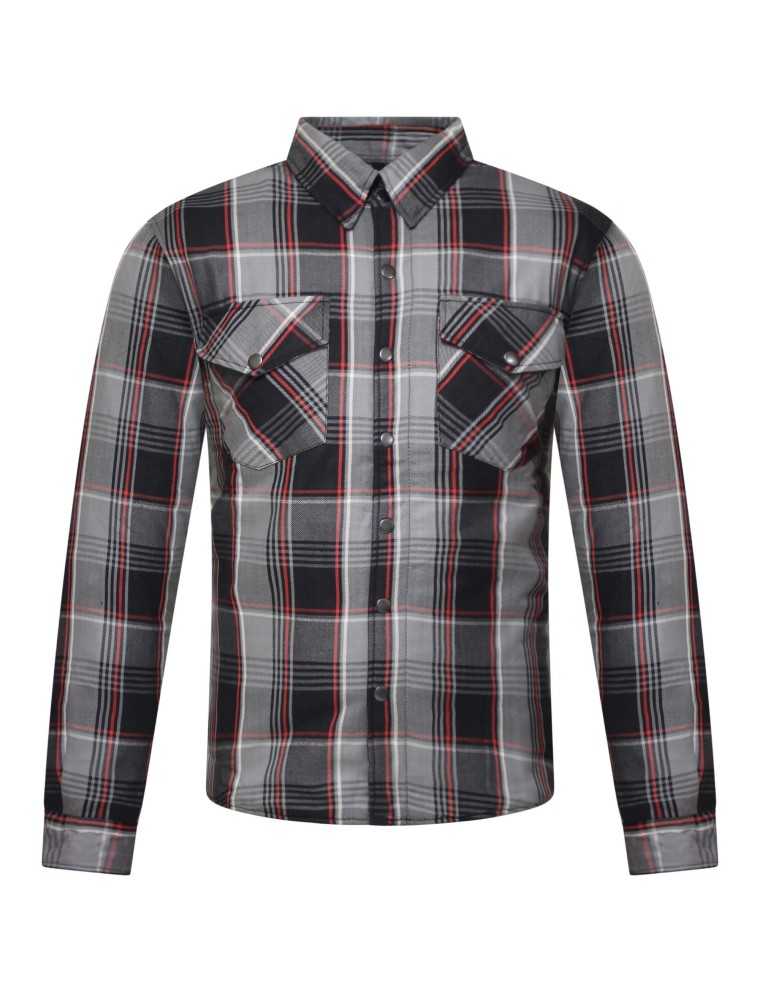 Chemise Grise Moto Kevlar Zolki