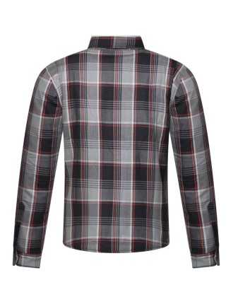 Chemise Biker Noire Grise Kevlar Zolki